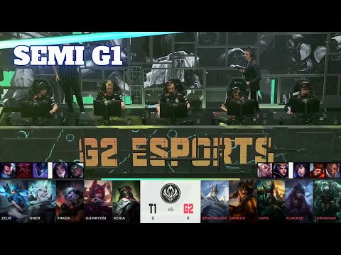T1 vs G2 - Game 1 | Semi Finals LoL MSI 2022 | T1 vs G2 Esports G1 full game