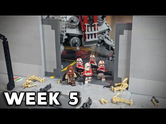 Building The Battle Of Coruscant In LEGO Week 5!