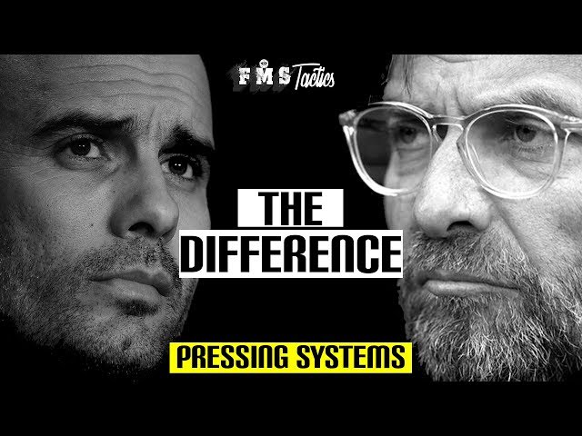 The Difference Between Klopp & Guardiola's Pressing Systems | Gegenpressing vs the 6-second rule