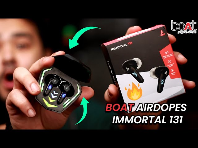 boAt Airdopes Immortal 131 | Gaming RGB TWS Unboxing & Review | ₹1499 | 40 Hours Battery Life