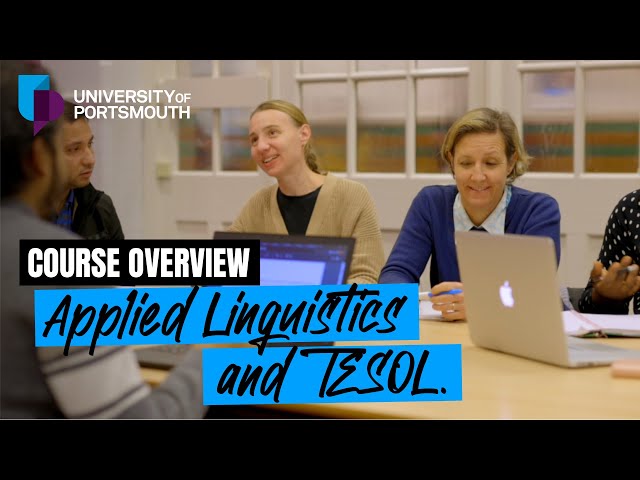 MA Applied Linguistics & TESOL | University of Portsmouth