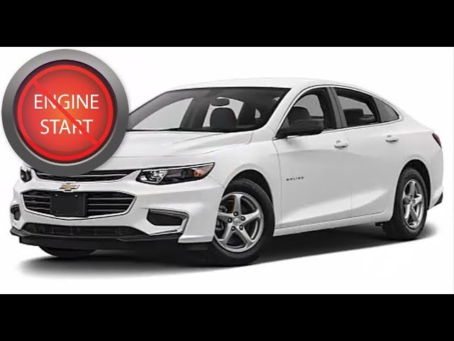 Open and Start push button start a late model Chevrolet Malibu with a dead key fob battery.