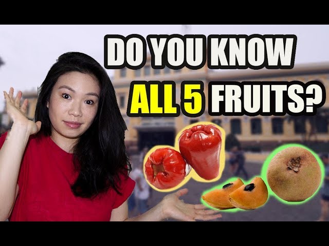 Trying Exotic fruits in Vietnam! How many FRUITS do you know?