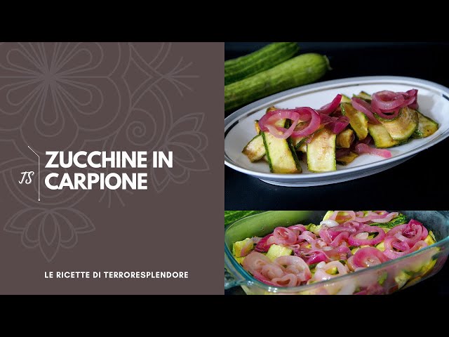Zucchini in carpione I Fresh summer recipe