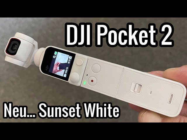 DJI Pocket 2 Neu Sunset White deutsch ! Unboxing..Preis..Beschreibung ! DJI limited Version 2021 !
