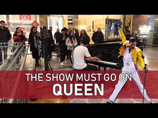 I Play Queen The Show Must Go On at Shopping Centre Grand Piano Cole Lam 12 Years Old