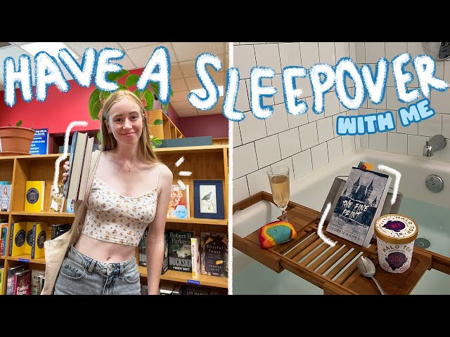 Have A Book Sleepover With Me: book shopping, watching The Summer I Turned Pretty, & reading