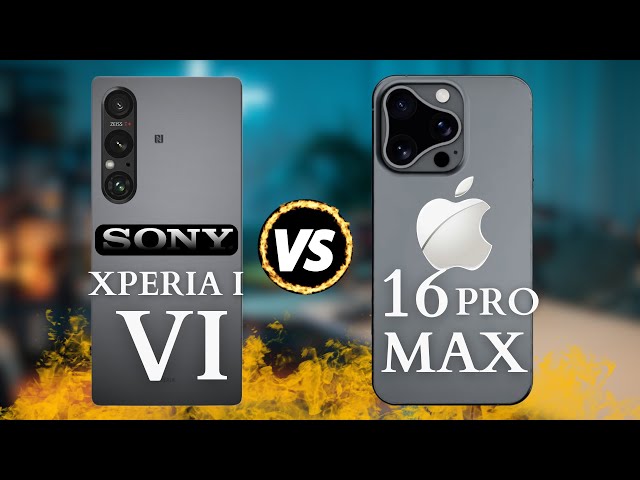 iPhone 16 Pro Max Vs Sony Xperia 1 VI - Comparison!