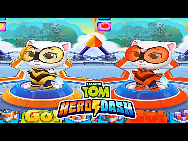 Talking Tom Hero Dash - Bee Angela - Gameplay, Android