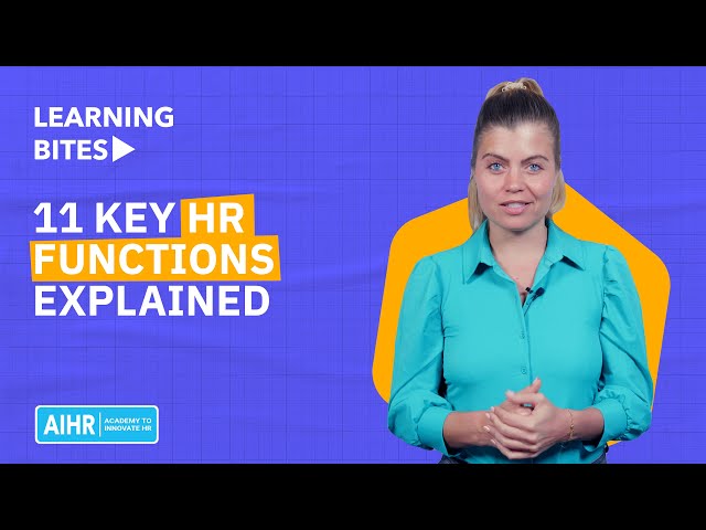 11 Key HR Functions Explained [2023]