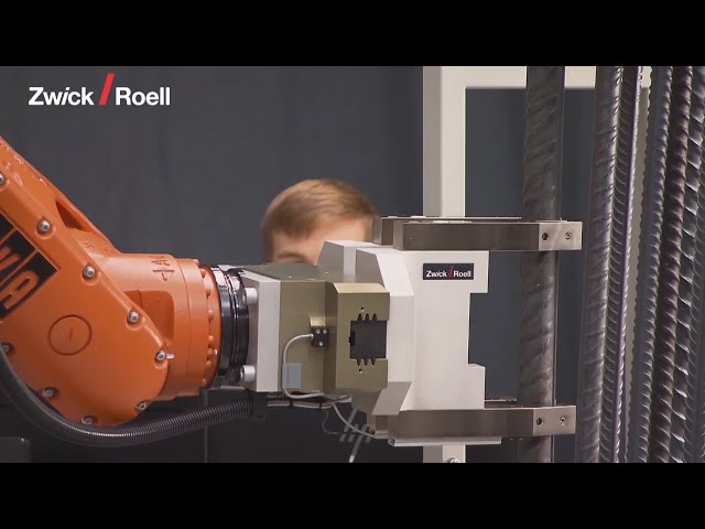 Tensile Tests on Rebars fully automated with the Robotic Testing System roboTest R