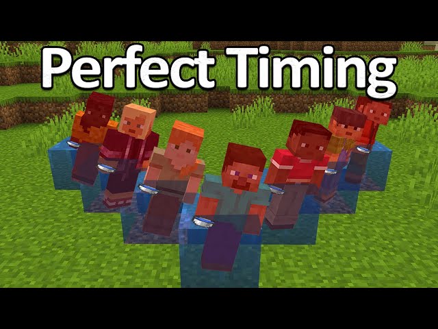 TOP 3000 PERFECT TIMING MOMENTS IN MINECRAFT (When the Timing is PERFECT...)