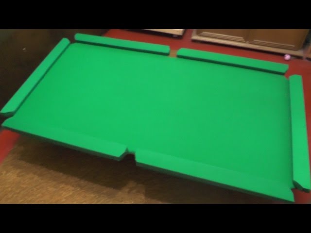 How to make a Billiard table with his hands. (Part 1 mini Billiards) How to make Billiards.