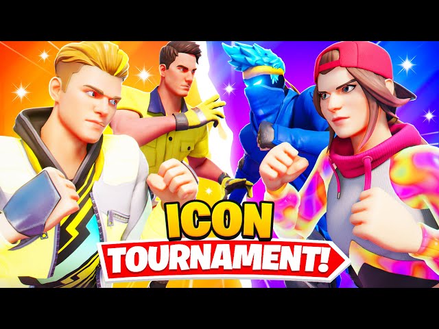 I Hosted an ICON SKIN Tournament for $100 in Fortnite... (Lazarbeam, Ninja, Lachlan)