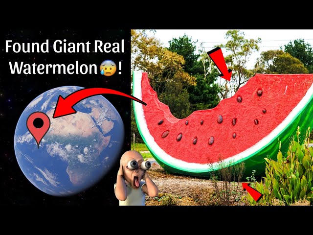 I Found Giant Watermelon In Real Life On Google Maps And Google Earth! 🤯😰