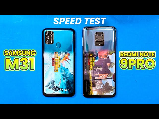 Redmi Note 9 Pro Vs Samsung M31 Speed Test: Hilla Dala Na...🤪