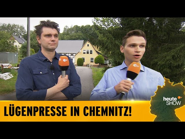 Wie rechts ist Sachsen? Lutz van der Horst und Fabian Köster fahren Richtung Ostopia! | heute-show