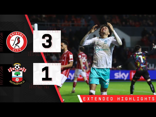 EXTENDED HIGHLIGHTS: Bristol City 3-1 Southampton | Championship