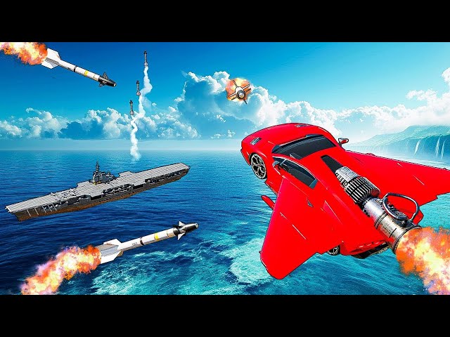 Flying vehicles vs air defense in GTA