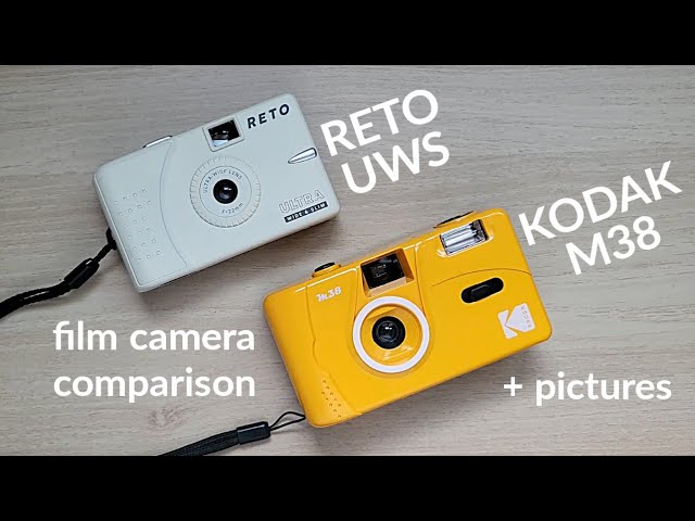 RETO UWS & KODAK M38 comparison 📸 BEST film camera for beginners + sample photos 레토 vs 코닥 필름카메라