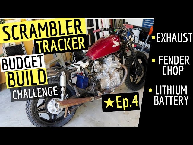 Scrambler On A Budget ★ Front Fender Chop, Lithium Battery, Exhaust & Brake Rebuild