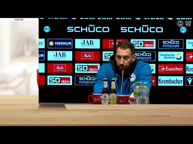 #15 SV Sandhausen: Die Pressekonferenz nach dem Spiel