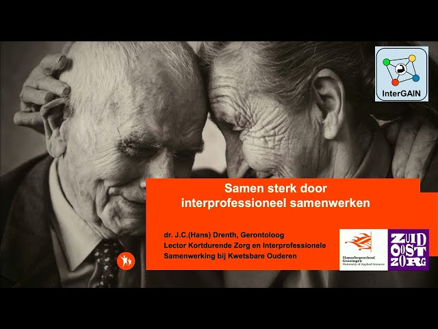 Interprofessionele samenwerking bij kwetsbare ouderen – dr. Hans Drenth