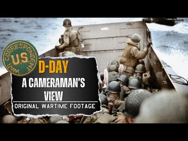 D-DAY TO GERMANY: RARE COLOUR Footage from D Day and the War in Europe