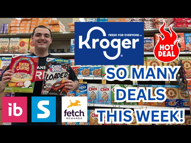 SO MANY KROGER DEALS THIS WEEK! ~ COUPONING DEALS (3/13/24 - 3/19/24) ~ CHEAP CEREAL & MORE!