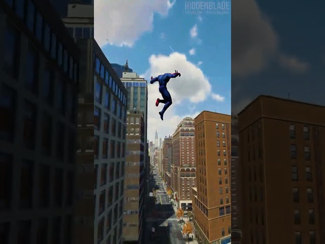 Marvel's Spider-Man PS5 Web Swinging Smooth #shorts