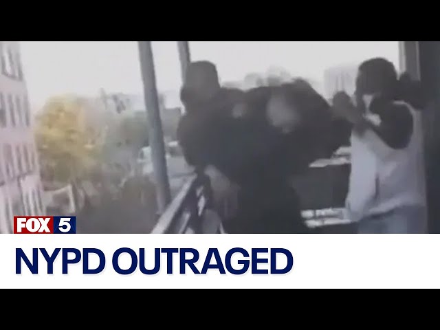 Outrage after suspects who attacked NYPD officer on subway released without bail