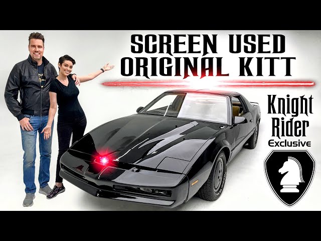 Meet the REAL K.I.T.T. from KNIGHT RIDER! Exclusive access 🪪