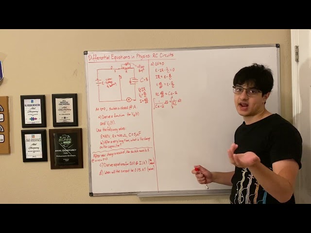 Differential Equations in Physics | RC Circuits Pt. 1: Charging a Capacitor