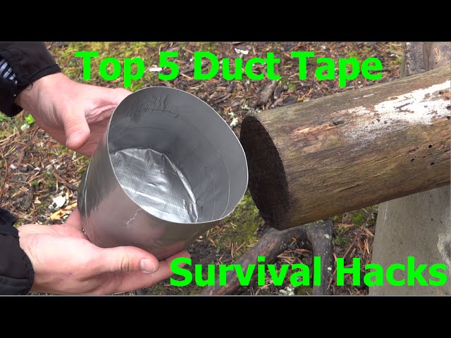 Top 5 Duct Tape Survival Hacks.