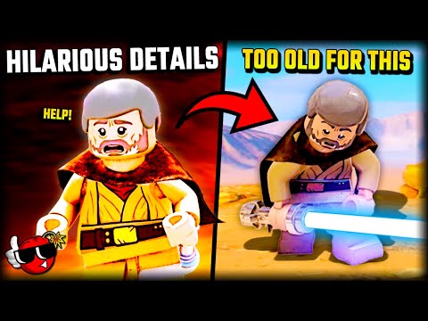 50 INSANE Details and Easter Eggs - Lego Star Wars The Skywalker Saga NEW Gameplay Breakdown