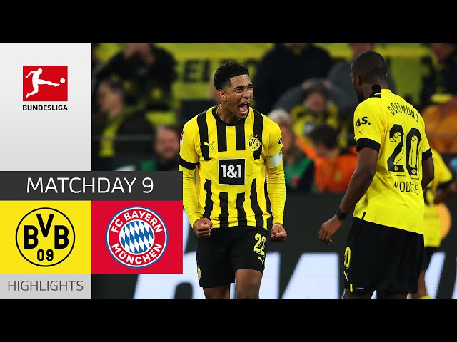 Borussia Dortmund - FC Bayern München 2-2 | Highlights | Matchday 9 – Bundesliga 2022/23