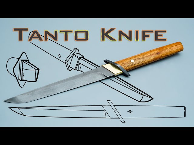 Knife Making | Making Tanto Knife with a Different Design - Made from a File