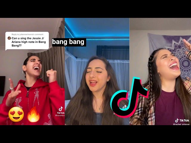 Bang Bang High Note Challenge| TikTok Compilation!!😍🔥🔥