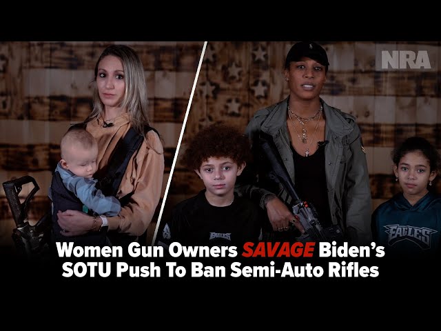 Women Gun Owners SAVAGE Biden’s State of the Union Push To Ban "Assault Weapons"