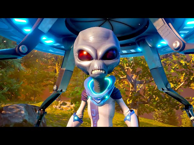 Destroy All Humans Remake - All Cutscenes Full Movie with ENDING & Credits (2020)