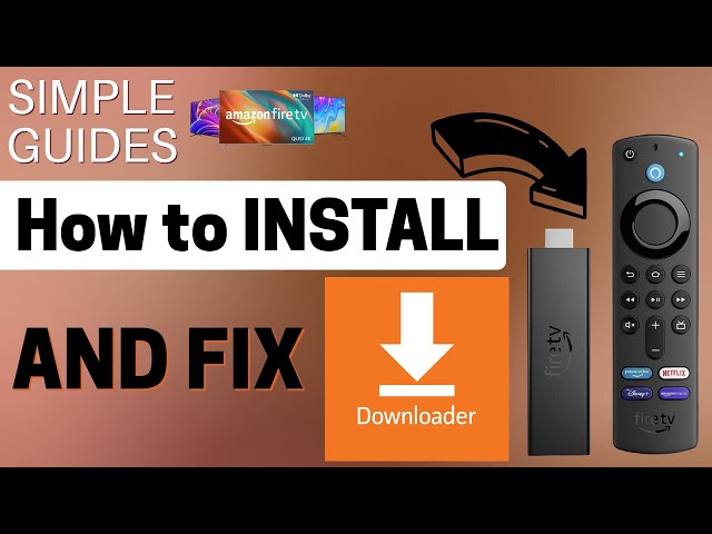 HOW to INSTALL AND FIX DOWNLOADER on your FIRESTICK!