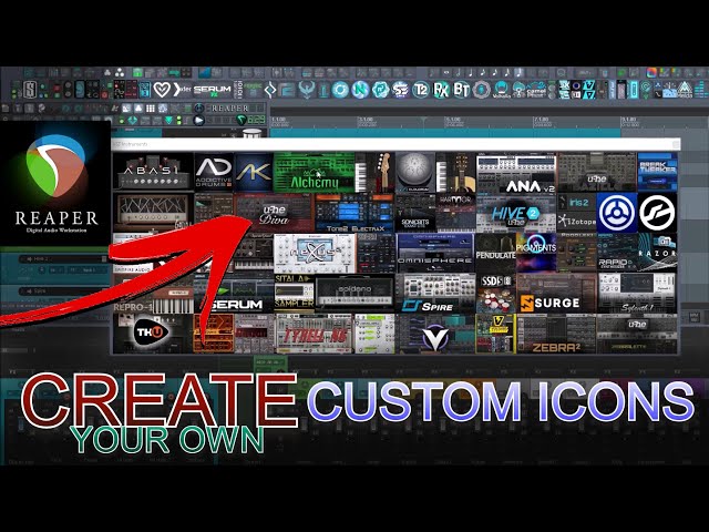 Reaper Tutorial: How To Edit Custom Icons for Your Toolbars