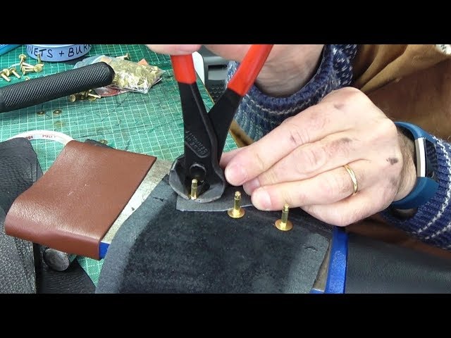 How to Set Saddlers Brass Rivet Burrs