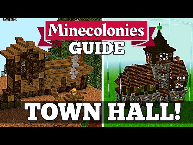 Minecolonies Guide - How To Make A Town Hall #2