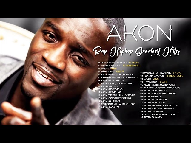 Akon Greatest Hits 2022 - Full Album Playlist Best Songs RAP Hip Hop 2022