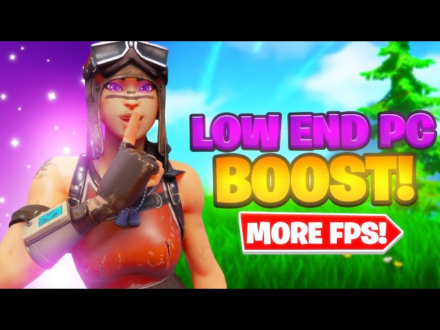 How To Get MORE FPS on Low End PC (Fortnite FPS BOOST & Best Config for MAX FPS)