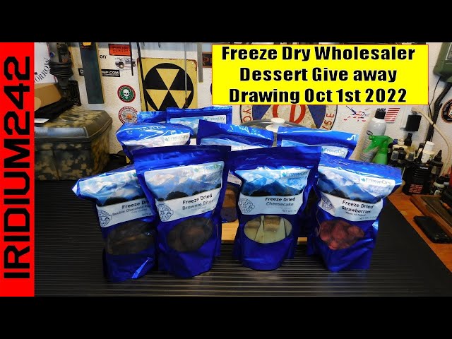 Its Here! The Freeze Dry Wholesaler Dessert Giveaway Drawing
