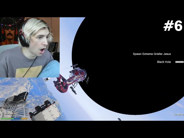 xQc Playing GTA V Story Mode But In Chaos Mode Highlights #6