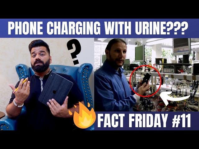 Fact Friday #11 - Phone Charging with Urine - Crazy Smartphone Facts🔥🔥🔥