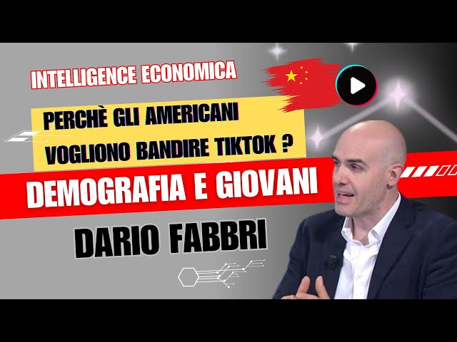 Dario Fabbri :"Perchè gli Americani vogliono bandire TiKTok ?" | Intelligence strategica Geopolitica